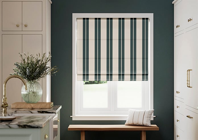 The British Stripe Co. Edward, Teignbridge No.1 - Roman Blind - Image 3